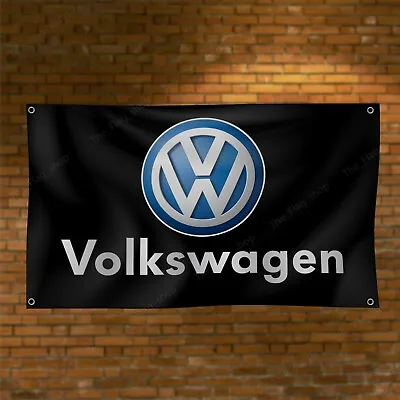 Volkswagen 3x5 Ft Banner VW Passat Golf GTI Garage Car Show Man Cave Wall Decor • $14.95