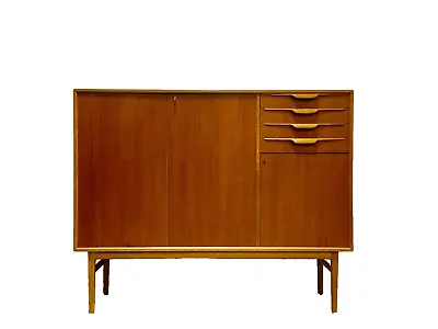 Large DANISH Mid Century MODERN Teak Credenza / Highboard SIDEBOARD C. 1960's • $4750