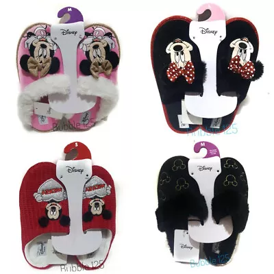 £13.99 • Buy Disney Cosy Indoor Slippers For Women / Ladies Comfy Slip On House Slippers