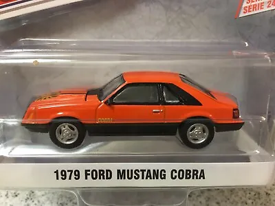 Greenlight 1:64 Scale 1979 Ford Mustang Cobra Gl Muscle Series 24 Nip #13290-c • $12.89