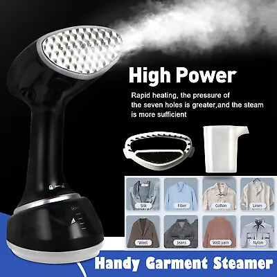 Superlex Hand Held Clothes Garment Steamer Portable Travel Steam Iron Heat Fast • £24.59