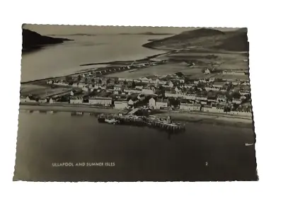 Ullapool And Summer Isles Real Photograph Vintage Postcard Scotland • £4.25