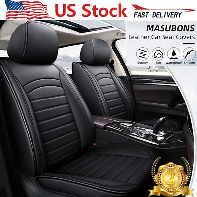 PU Leather Car Seat Cover 2 Front Cushion For Mercedes-Benz Interior Accessories • $100