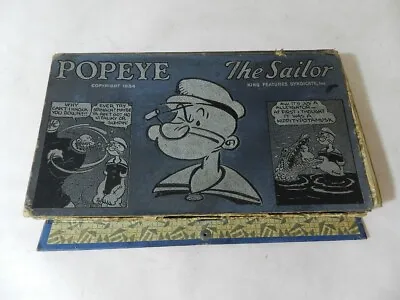 Vintage 1934 Popeye The Sailor Pencil Case- Vintage Pluto- Vintage Cartoon • $75