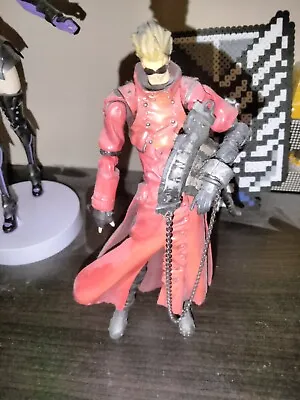 Trigun The Planet Gun Smoke Vash The Stampede 7.5  Figure Kaiyodo ToyTribe 2000 • $35