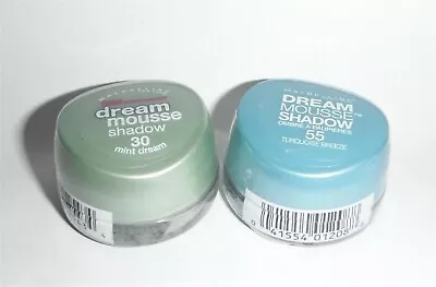 Maybelline Dream Mousse Eye Shadow Lot Of 2 Turquoise Mint Dream • $14.49