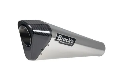 Brock's Penta-Carbon Full Exhaust System 15  Muffler Polished GSX-R1000 (05-06) • $1519.05