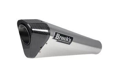 Brock's Penta-Carbon Full Exhaust System 15  Muffler Polished GSX-R1000 (07-08) • $1519.05