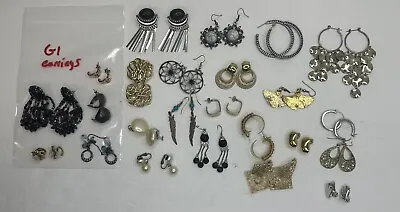 Jewelry Grab Bag Box Of Vintage & Modern Matched Mixed Bulk Estate Earrings Lot • $26