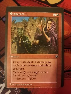 Evaporate MISPRINT Magic The Gathering MTG Card - Miscut • $7.95