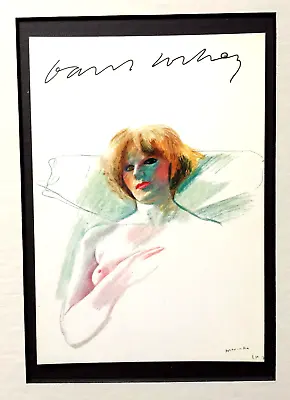 David Hockney Marinka Hand-Signiert 1977 Signed With Frame+Certificate • £386.05