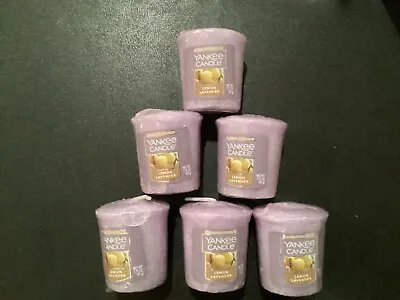 Yankee Candle Lemon Lavender Votives **Lot Of 6** • £16.38