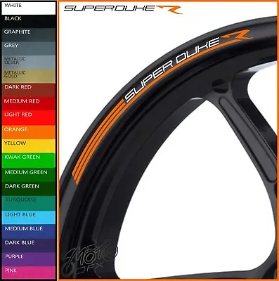 KTM SUPERDUKE R Wheel Rim Stickers Decals - 20 Colours - Super Duke 1290 R Gt Ra • £9.98