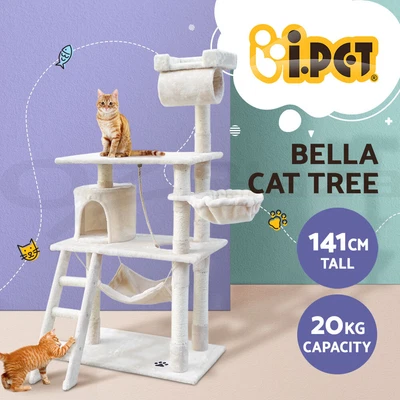 $83.96 • Buy I.Pet Cat Tree Tower Scratching Post Scratcher Trees Condo Wood House Bed 141cm