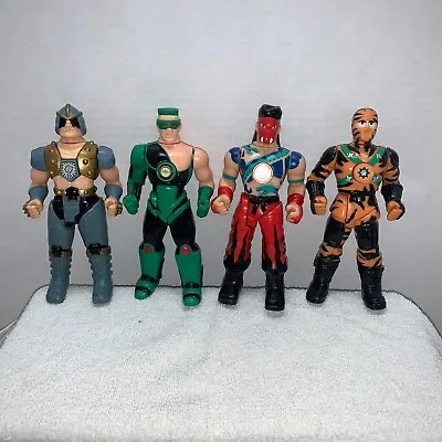 Vintage 1990s Milton Bradley Karate Fighter Lot Of 4 Figures • $42