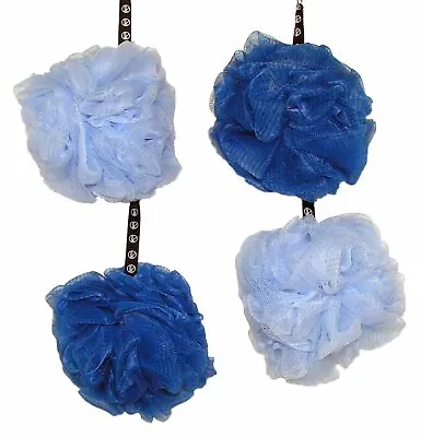 Lot Of 4 Loofah Bath Shower Sponge Mesh Ball Lufa Exfoliating ~ • $8.50