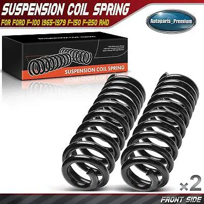 2x Front LH & RH Coil Springs For Ford F-150 75-79 F-250 F-100 2dr Variable Rate • $96.69