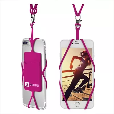 Gear Beast Pocket Lanyard Phone Holder ID Credit Card Pocket • $6.99