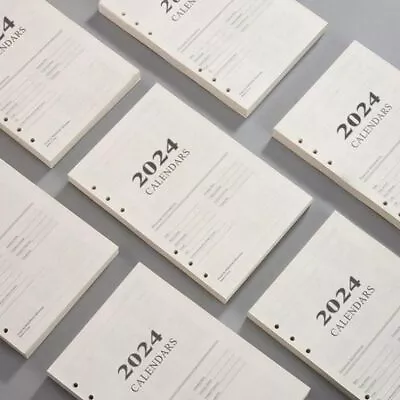 Agenda Organizer 2024 Loose Leaf Notebook Refills  School Office • $19.48