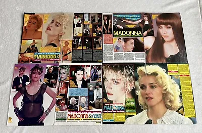 MADONNA Clip Collection Posters Music Magazines Vintage Rare 1980s 1990s • $12
