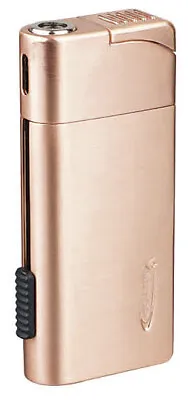 Vector Optimus Soft Flame Pocket Pipe Lighter With Extension - Rose Gold - 8279 • $32.95