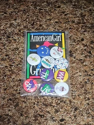 Vintage American Girl Doll Grin Pins Unopened Bag Of 10 Pins - 1990’s Bear Horse • $19.99