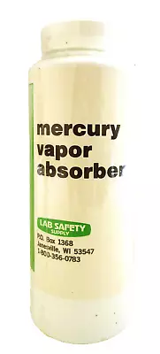 Mercury Vapor Absorbent Powder Lab Safety Supply 20 Oz (?) New Sealed • $24.99