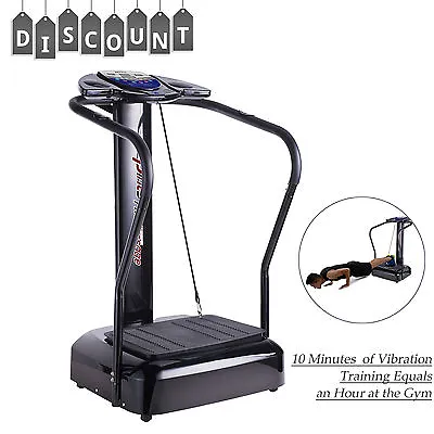 $241.92 • Buy Whole Body Vibration Machine Full Body Exercise Platform Massager Straps