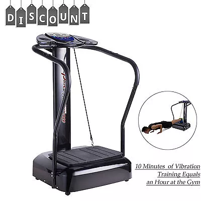 Whole Body Vibration Machine Full Body Exercise Platform Massager Straps • $180.08