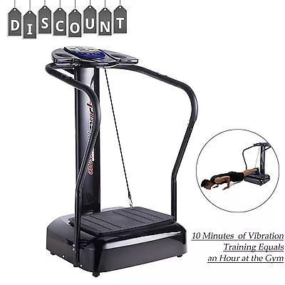 Whole Body Vibration Machine Full Body  Exercise Platform Massager W/straps • $130.28