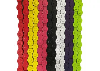 Old School BMX KMC Coloured Chain 1/2 X 1/8 Assorted Colours • $19.99