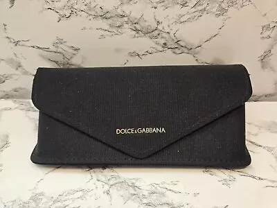 Dolce & Gabbana Semi Soft Snap Closure Eyeglasses / Sunglasses Black Case • $14.95