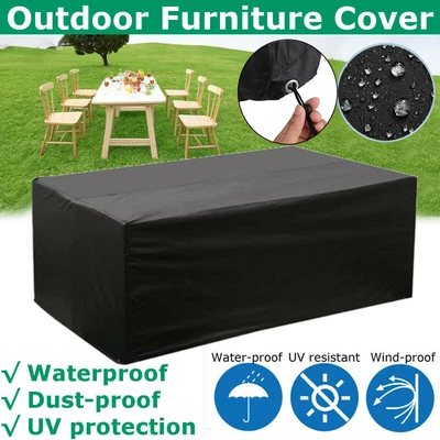 £6.99 • Buy Heavy Duty Garden Patio Furniture Table Cover For Rattan Table Cube Set Outdoor