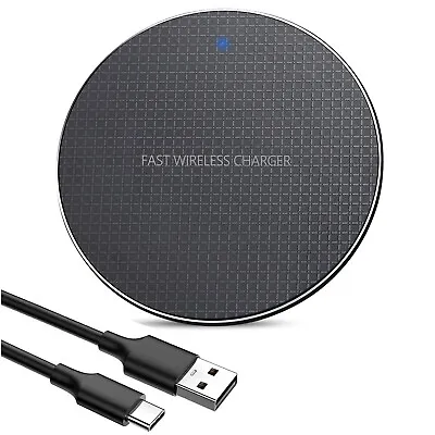 20W Fast Wireless Charger IPhone 15 14 13 12 11 X & Samsung Galaxy S Series • £6.49