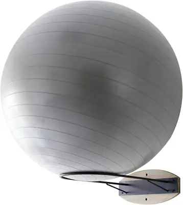 $45.06 • Buy Rustic Yoga Ball Holder Wall Mount, Exercise/Stability/Basketball Ball Rack.