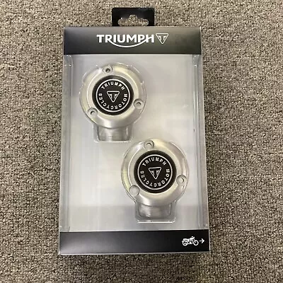 Triumph Genuine OEM Throttle Cover Set Brushed Silver (A9610248) • $50