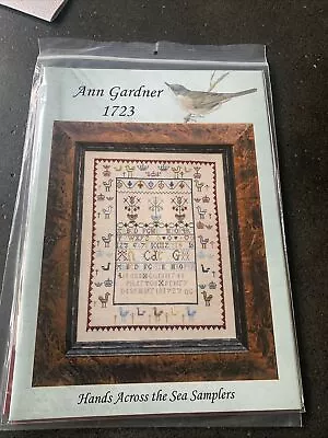 BN Hands Across The Sea Samplers Anne Thomas 1854 Cross Stitch Chart • £19.99