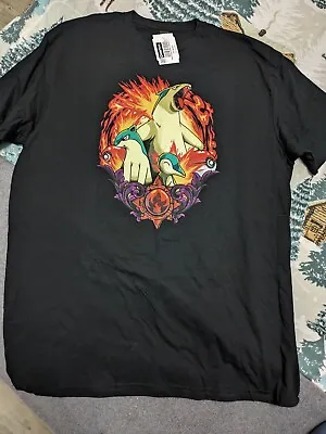 Pokémon T Shirt XL Mens Firebeast Black Qwertee BNWT  • £7