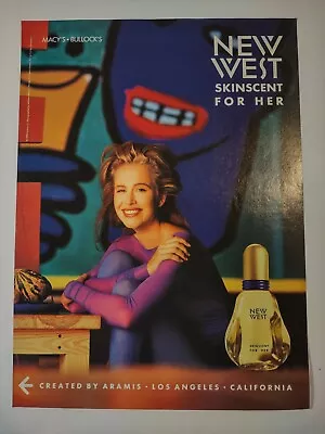 $8.62 • Buy Vintage 1990s Print Ad New West Skinsecent Fragrance