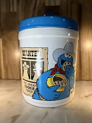 Vintage Muppets Cookie Monster Demand Marketing Cookie Jar 10  X 6.5   • $75