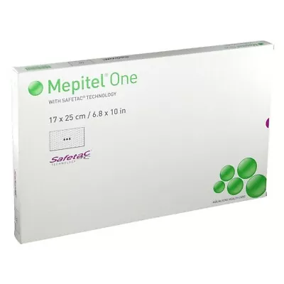 *5-Dressings* Molnlycke Mepitel One Safetac 6.8  X 10  Technology 289700 • $69.99