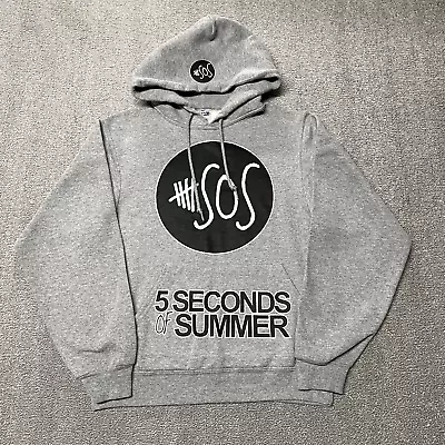 5 Seconds Of Summer Sweatshirt Adult Small Sweater Band Pop Music Hood Pullover • $17.50