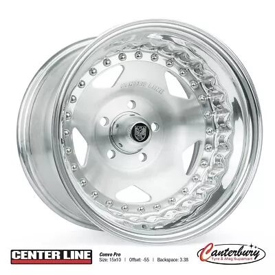 CENTERLINE 15  CONVO PRO Wheel Size 15x10 ET Negative 55 For Ford Falcon Mustang • $655