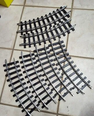 Bachmann Big Haulers G Gauge Curved Train Tracks Lot Of 6 Total • $64.95