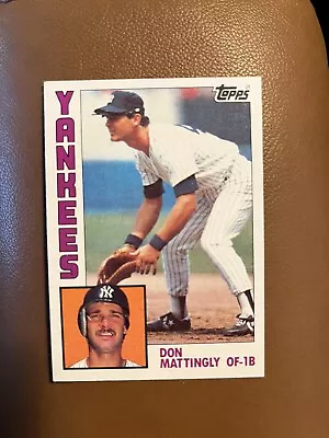 1984 Topps - #8 Don Mattingly (RC) • $16