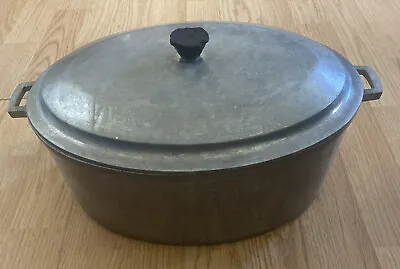 Vintage Miracle Maid G2 Cast Aluminum Roaster Dutch Oven  W/ Lid Pot Cook • $28