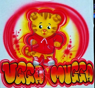 Custom Airbrushed Daniel Tiger Shirt With Name (Sizes 6 Months - Adult 5XL) • $18.99