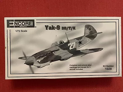 Sealed NEW 1:72 Scale Yak-9DD/T/K Encore Models  1028 • $17.99