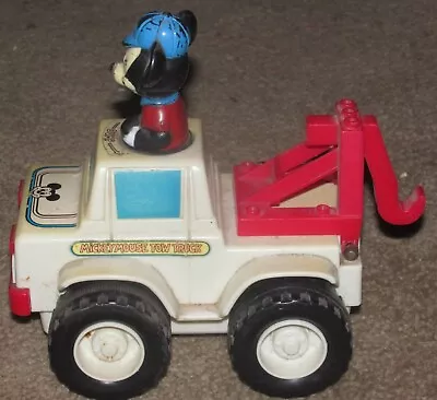 Vintage Illco  Mickey Mouse Tow Truck Walt Disney Production Self Propelled • $1.99