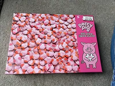 Marks And Spencer Percy Pig Jigsaw Puzzle 500 Pieces Age 8+ • £4